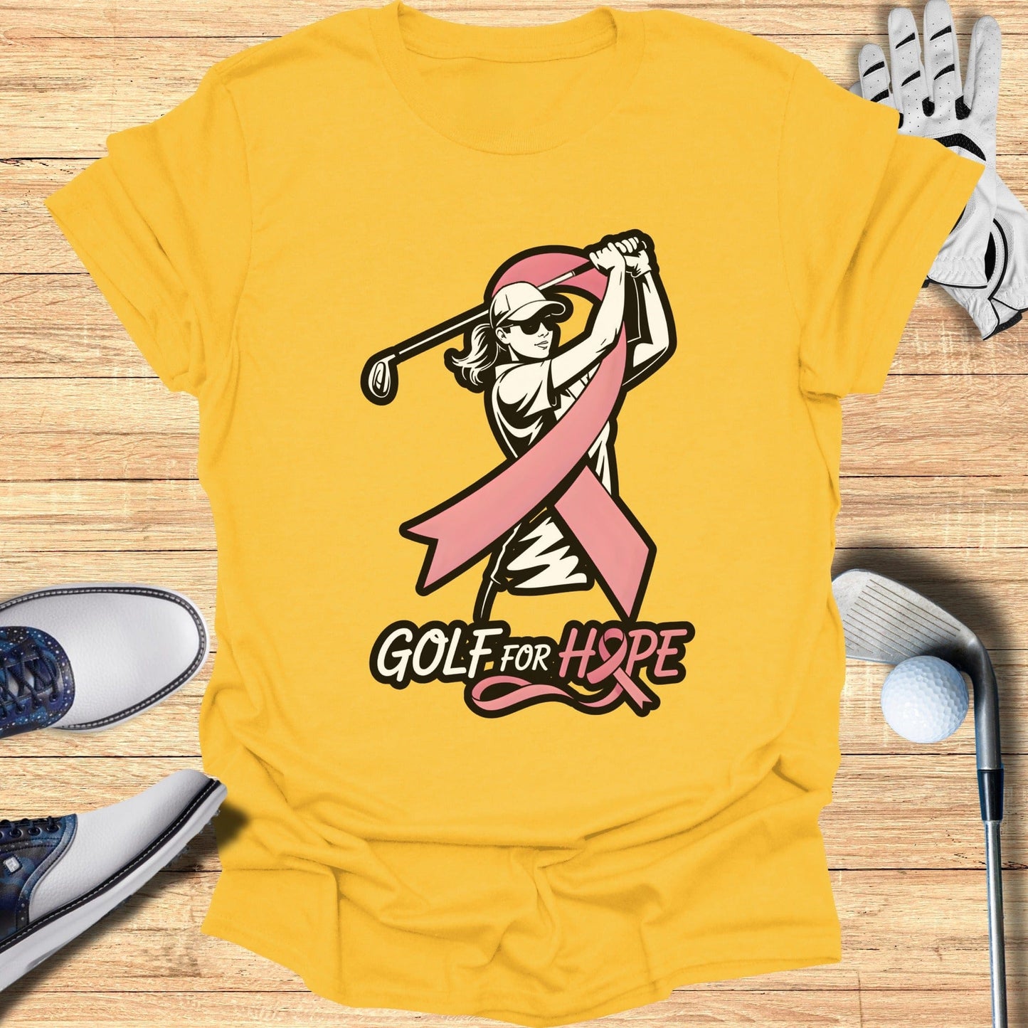 Stylish Golf for Hope Graphic Tee