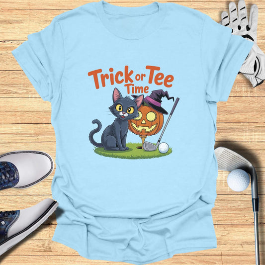Trick or Tee Time T-Shirt - Funny Golf Tee by Swing Epic