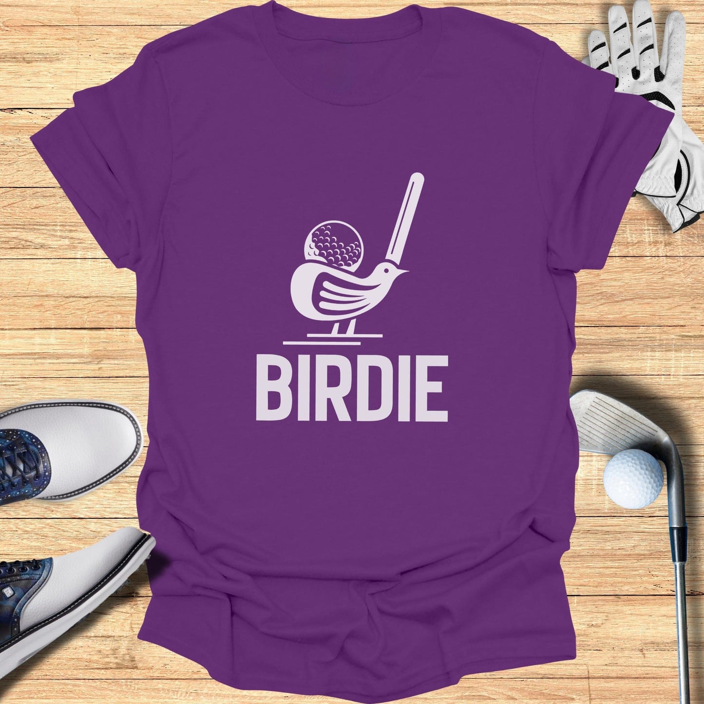 Birdie Golf Graphic Design T-shirt for Golf Lovers