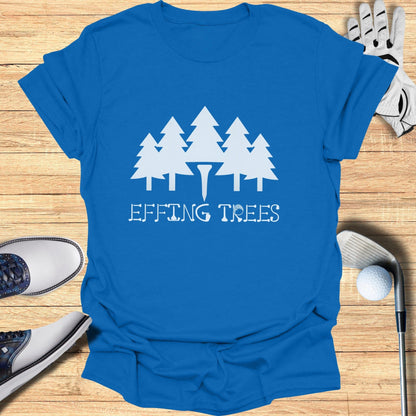 Effing Trees Graphic Tee with Forest Design