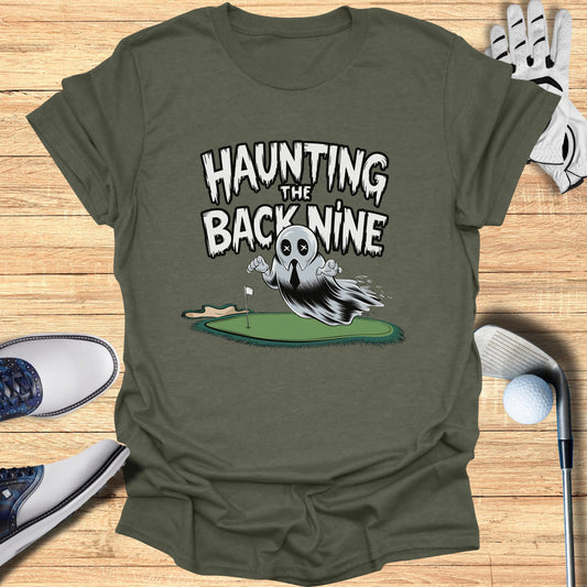 Haunting the Back Nine Ghost Golf Graphic T-Shirt product type