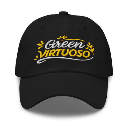 Green Virtuoso Masterpiece Design Embroidered Golf Cap - Funny Golf Tee by Swing Epic