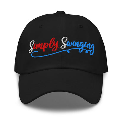 Simply Swinging Quirky Fun Embroidered Golf Cap - Funny Golf Tee by Swing Epic