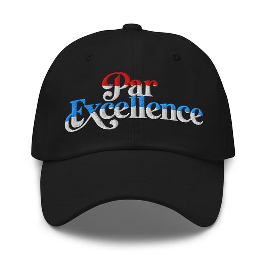 Par Excellence Embroidered Golf Cap - Funny Golf Tee by Swing Epic