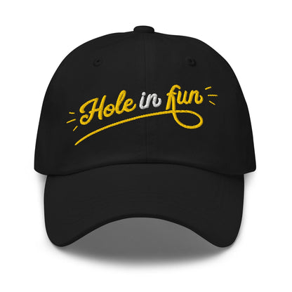 Hole in Fun Embroidered Golf Cap - Funny Golf Tee by Swing Epic