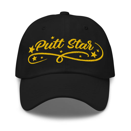 Putt Star Embroidered Golf Cap - Funny Golf Tee by Swing Epic