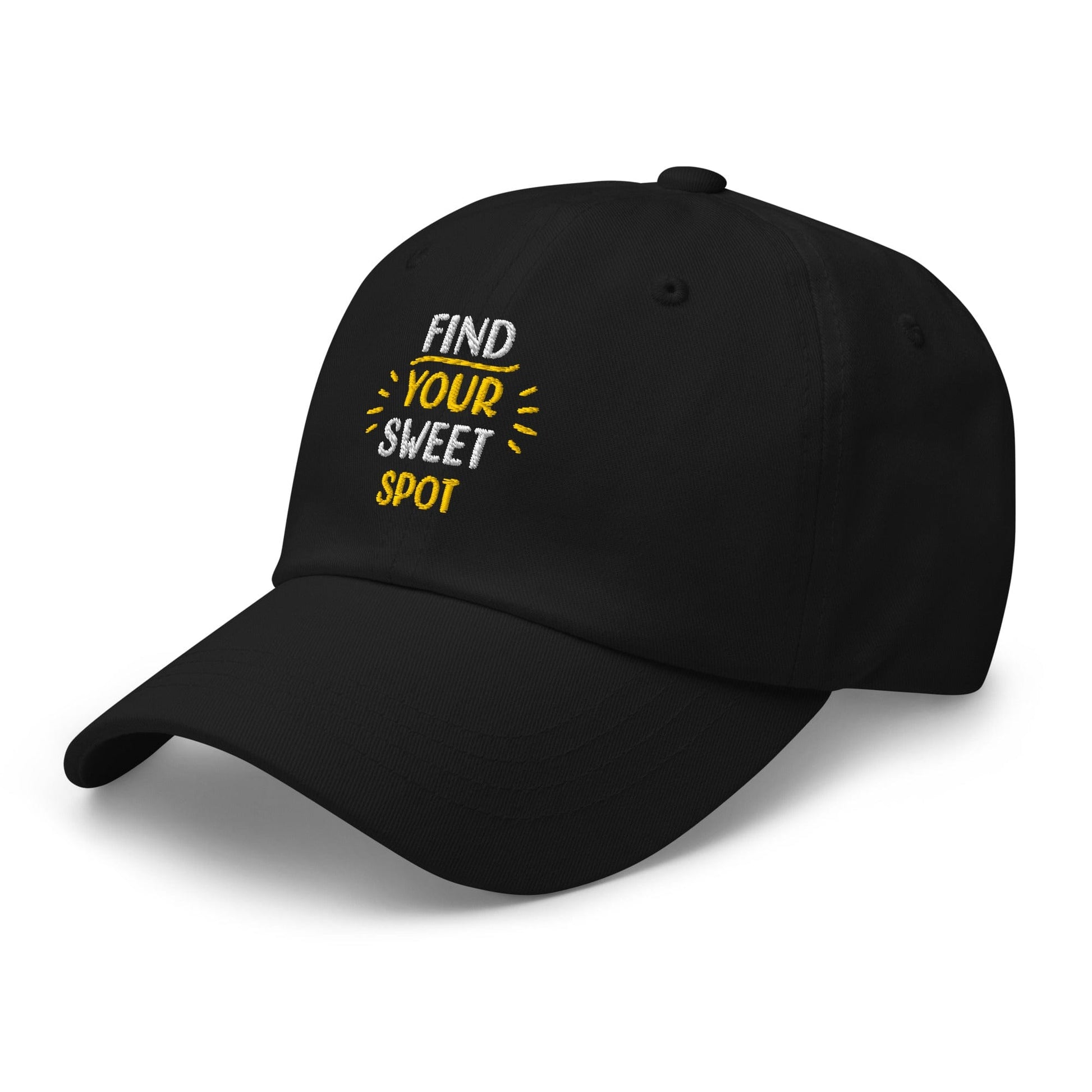 Find Your Sweet Spot Embroidered Golf Cap - Funny Golf Tee by Swing Epic