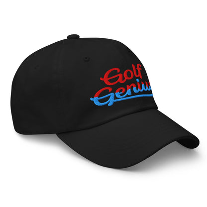 Golf Genius Quirky Fun Spirit Embroidered Golf Cap - Funny Golf Tee by Swing Epic