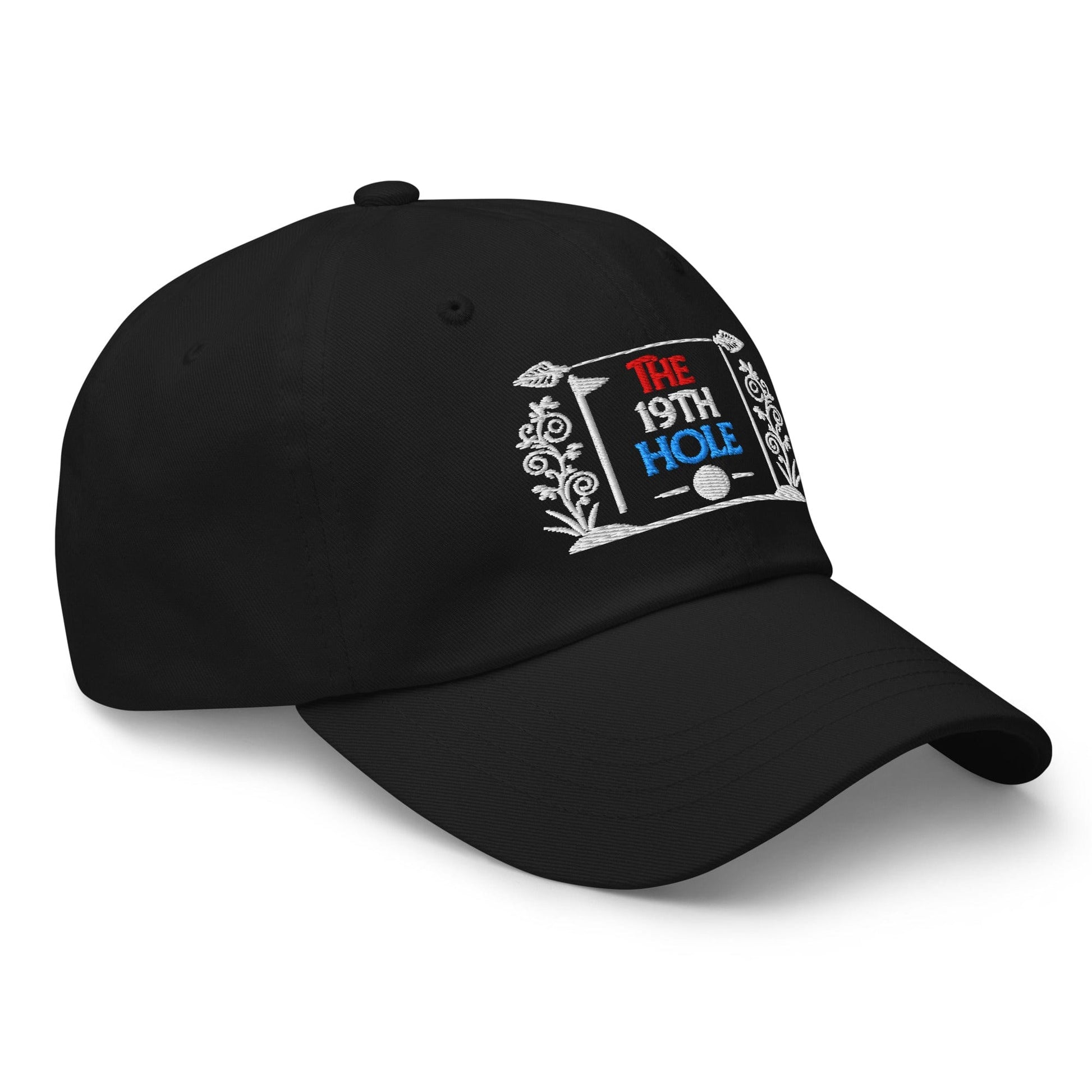 The 19th Hole Fun Embroidered Golf Cap - Funny Golf Tee by Swing Epic