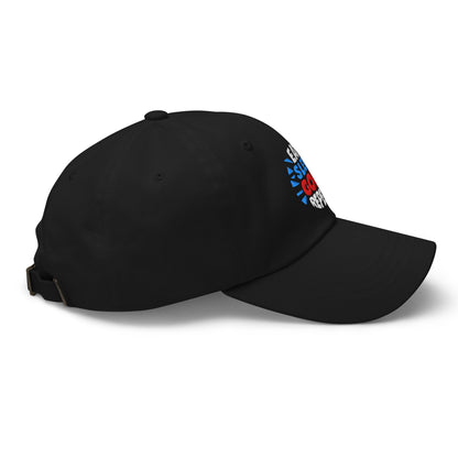 Eat Sleep Golf Repeat Fun Design Embroidered Golf Cap - Funny Golf Tee by Swing Epic