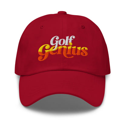 Golf Genius Embroidered Golf Cap - Funny Golf Tee by Swing Epic