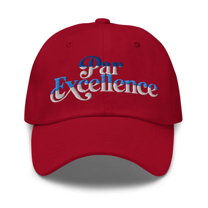 Par Excellence Embroidered Golf Cap - Funny Golf Tee by Swing Epic