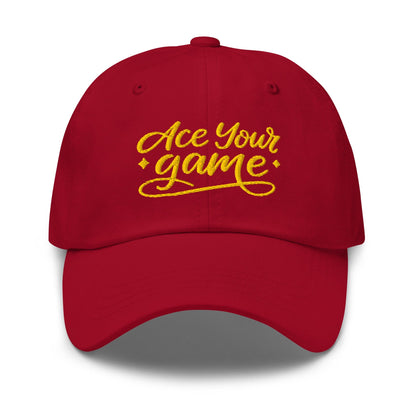 Ace Your Game Fun Embroidered Golf Cap - Funny Golf Tee by Swing Epic