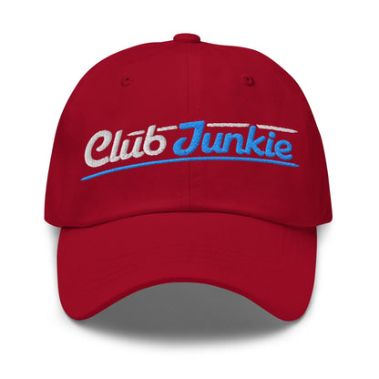 Club Junkie Embroidered Golf Cap - Funny Golf Tee by Swing Epic