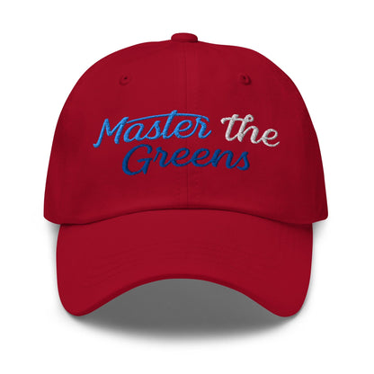 Master the Greens Embroidered Golf Cap - Funny Golf Tee by Swing Epic