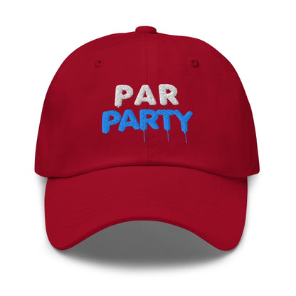 Par Party Fun Embroidered Golf Cap - Funny Golf Tee by Swing Epic