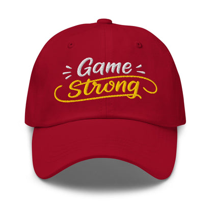 Game Strong Embroidered Golf Cap - Funny Golf Tee by Swing Epic