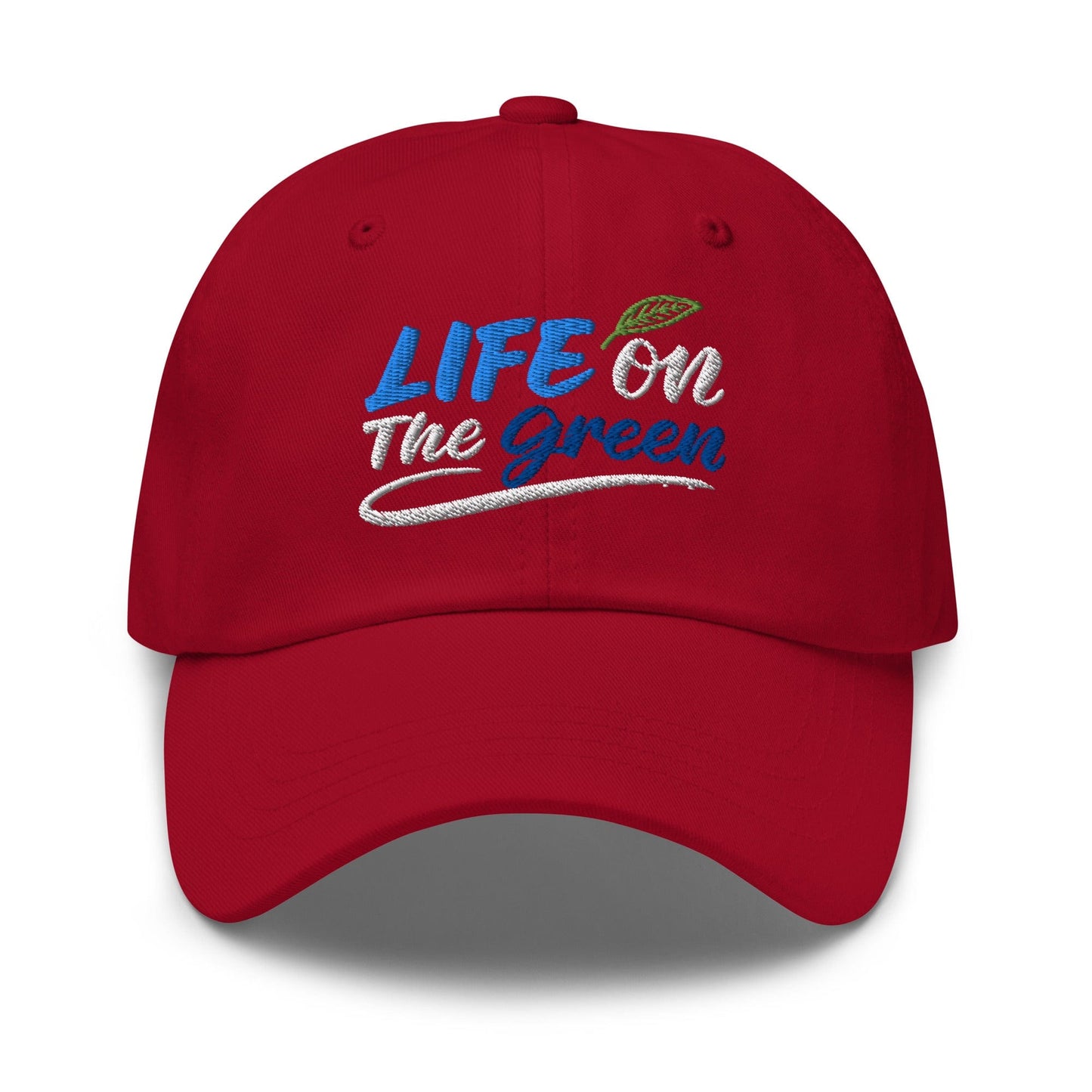 LIFE on The Green Embroidered Golf Cap - Funny Golf Tee by Swing Epic