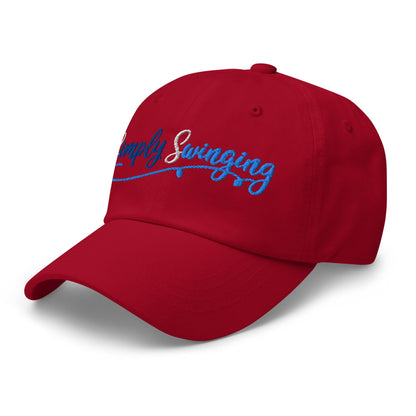 Simply Swinging Quirky Fun Embroidered Golf Cap - Funny Golf Tee by Swing Epic