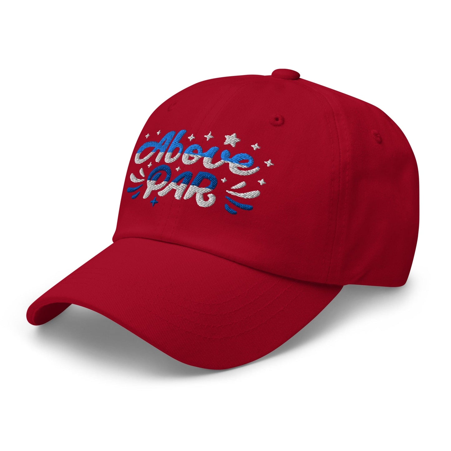 Above Par Embroidered Golf Cap - Funny Golf Tee by Swing Epic