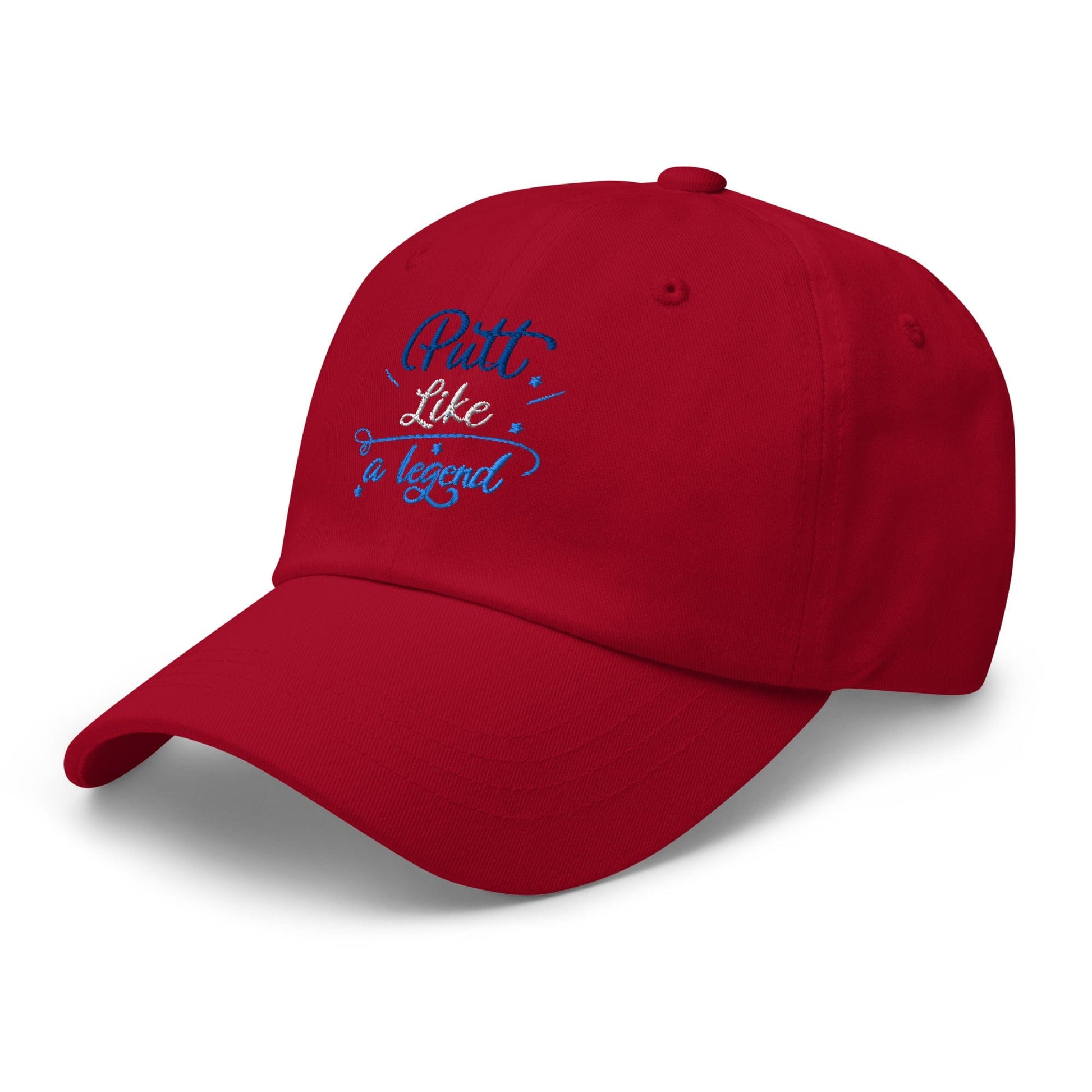 Putt Like A Legend Fun Embroidered Golf Cap - Funny Golf Tee by Swing Epic