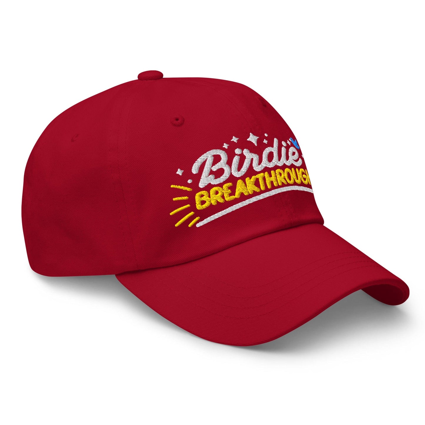 Birdie Breakthrough Embroidered Golf Cap - Funny Golf Tee by Swing Epic