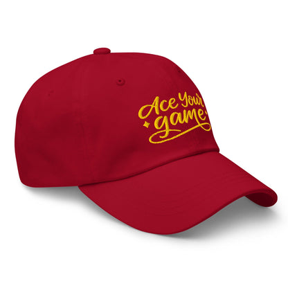 Ace Your Game Fun Embroidered Golf Cap - Funny Golf Tee by Swing Epic
