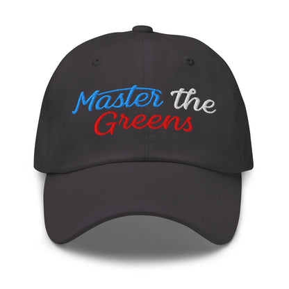 Master the Greens Embroidered Golf Cap - Funny Golf Tee by Swing Epic