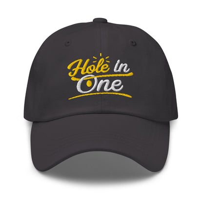 Hole in One Embroidered Golf Cap - Funny Golf Tee by Swing Epic