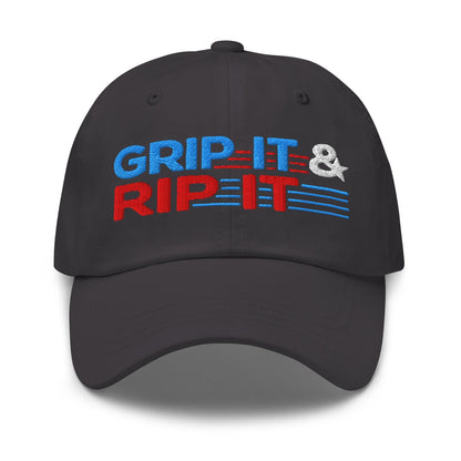 Grip It & Rip It Star Fun Embroidered Golf Cap - Funny Golf Tee by Swing Epic