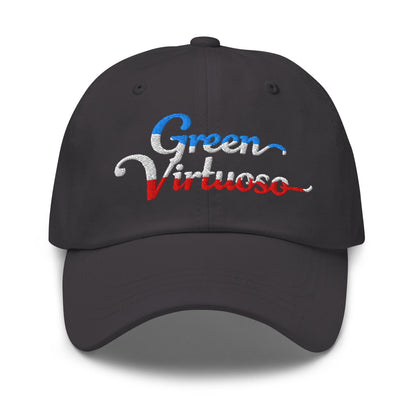 Green Virtuoso Engaging Fun Spirit Embroidered Golf Cap - Funny Golf Tee by Swing Epic