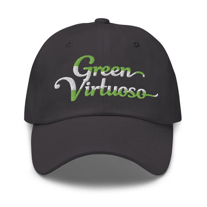 Green Virtuoso Engaging Fun Spirit Embroidered Golf Cap - Funny Golf Tee by Swing Epic