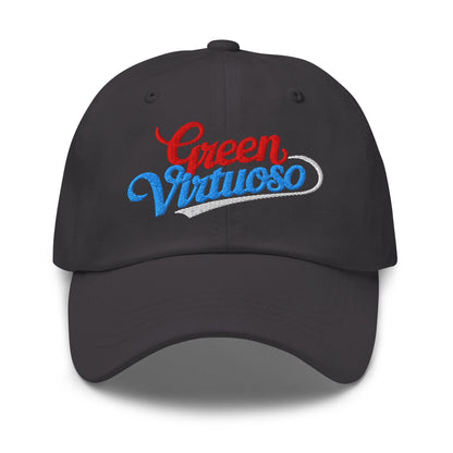 Green Virtuoso Embroidered Golf Cap - Funny Golf Tee by Swing Epic