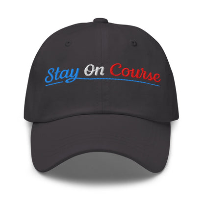 Stay On Course Embroidered Golf Cap - Funny Golf Tee by Swing Epic
