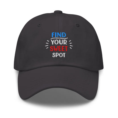 Find Your Sweet Spot Embroidered Golf Cap - Funny Golf Tee by Swing Epic