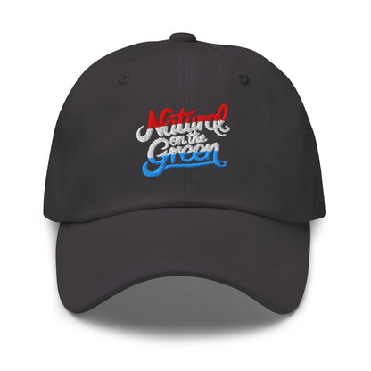 Natural on the Green Fun Embroidered Golf Cap - Funny Golf Tee by Swing Epic