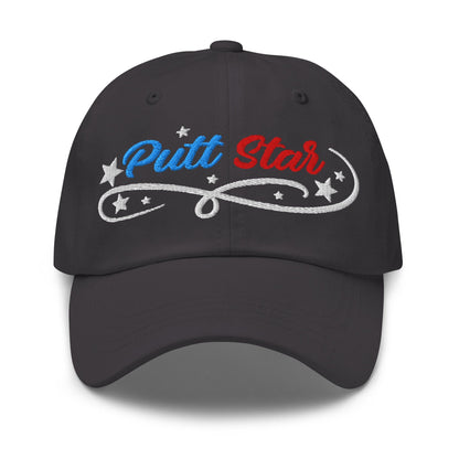 Putt Star Embroidered Golf Cap - Funny Golf Tee by Swing Epic