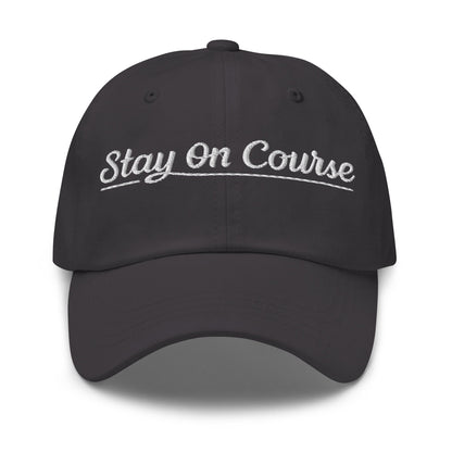 Stay On Course Embroidered Golf Cap - Funny Golf Tee by Swing Epic