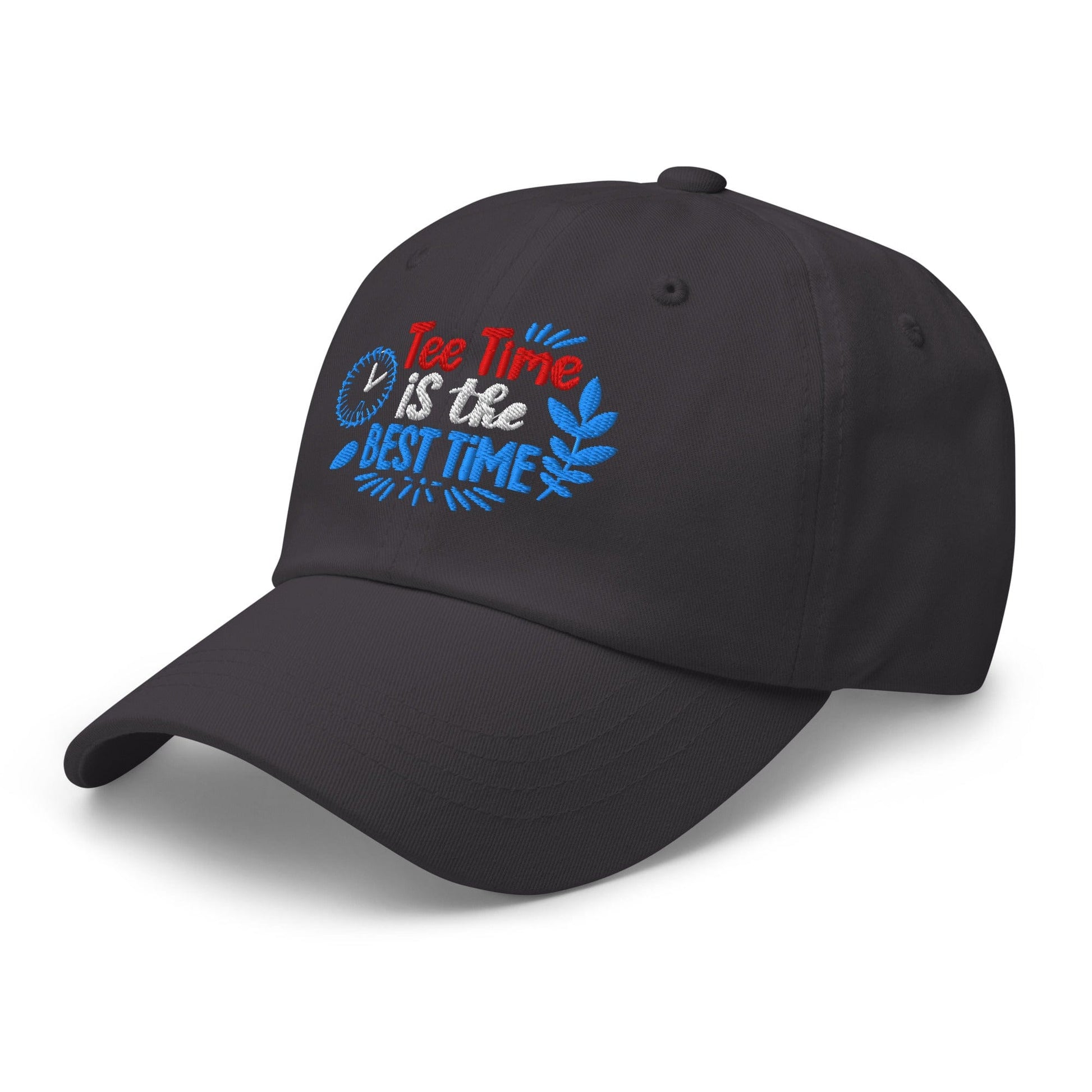Tee Time is the Best Time Embroidered Golf Cap - Funny Golf Tee by Swing Epic