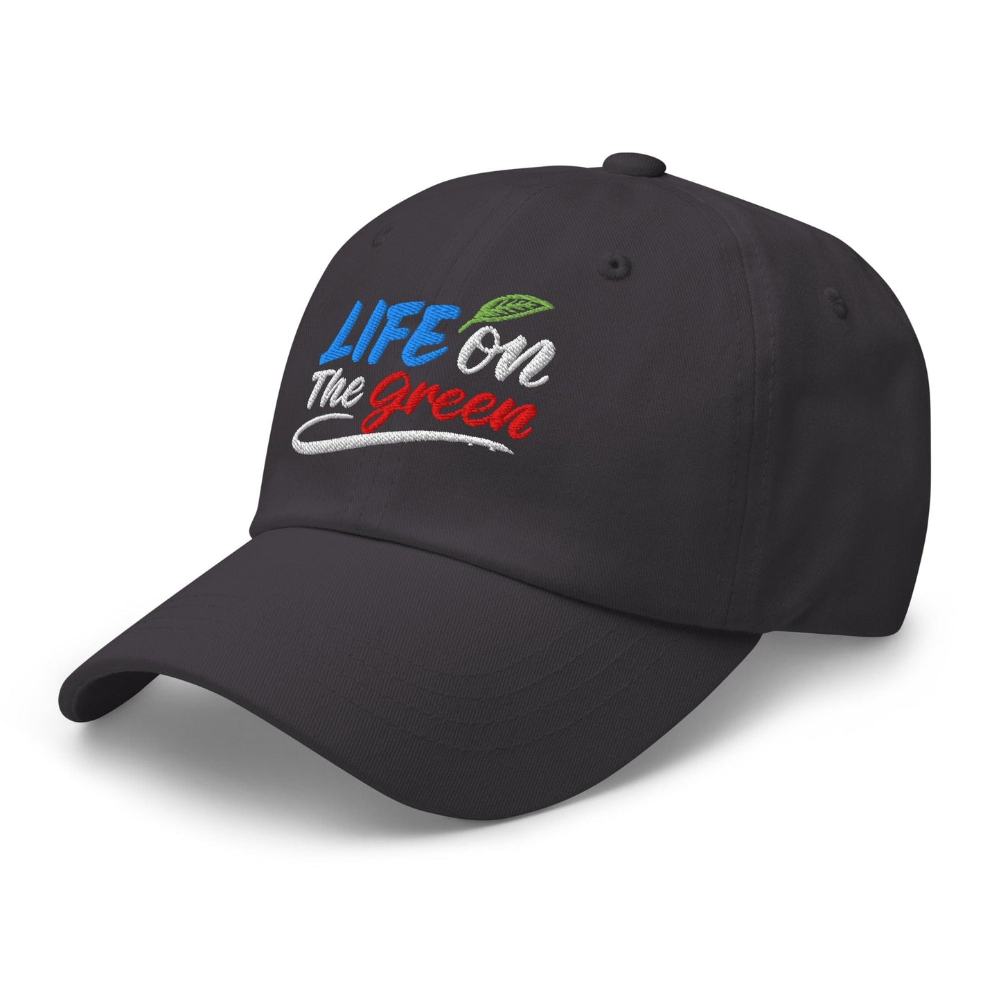 LIFE on The Green Embroidered Golf Cap - Funny Golf Tee by Swing Epic