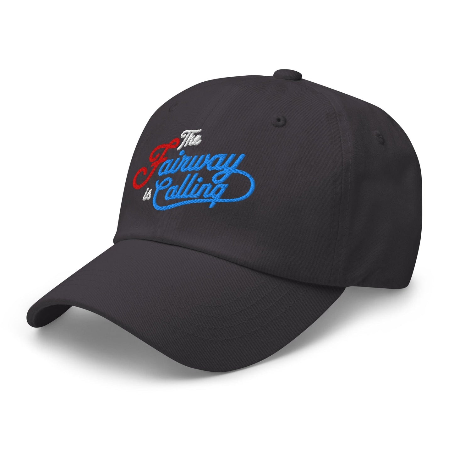 The Fairway is Calling Fun Quirky Embroidered Golf Cap - Funny Golf Tee by Swing Epic