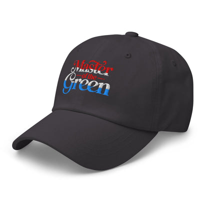 Master of the Green Engaging Embroidered Golf Cap - Funny Golf Tee by Swing Epic
