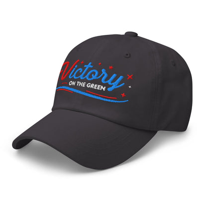 Victory On The Green Embroidered Golf Cap - Funny Golf Tee by Swing Epic