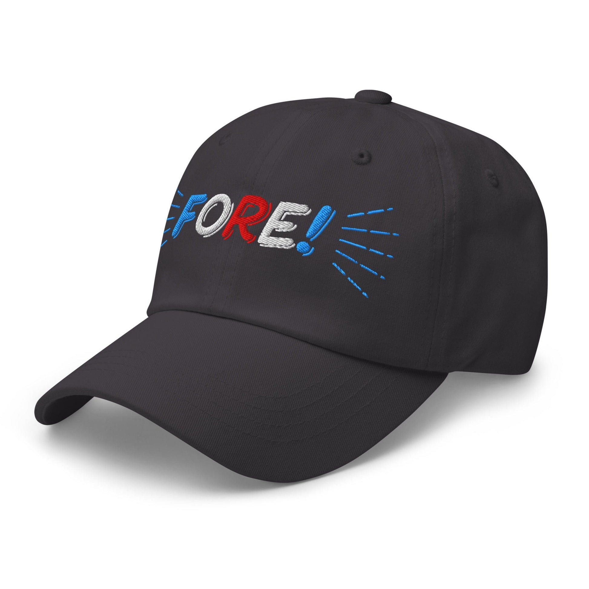FORE! Quirky Embroidered Golf Cap - Funny Golf Tee by Swing Epic