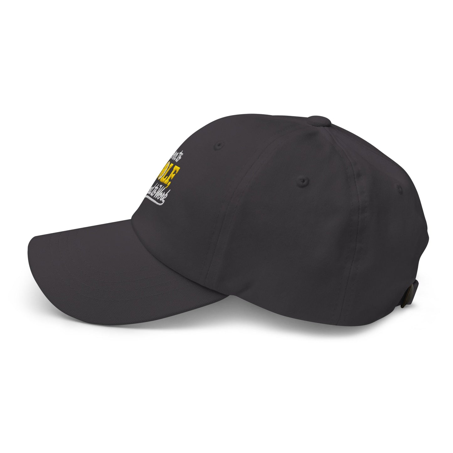 Born to Golf Forced to Work Fun Unique Embroidered Golf Cap - Funny Golf Tee by Swing Epic