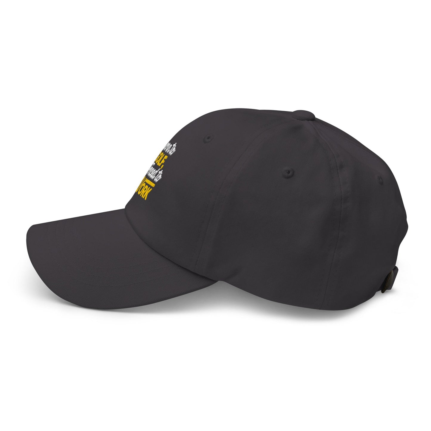 Born to Golf Forced to Work Quirky Embroidered Golf Cap - Funny Golf Tee by Swing Epic