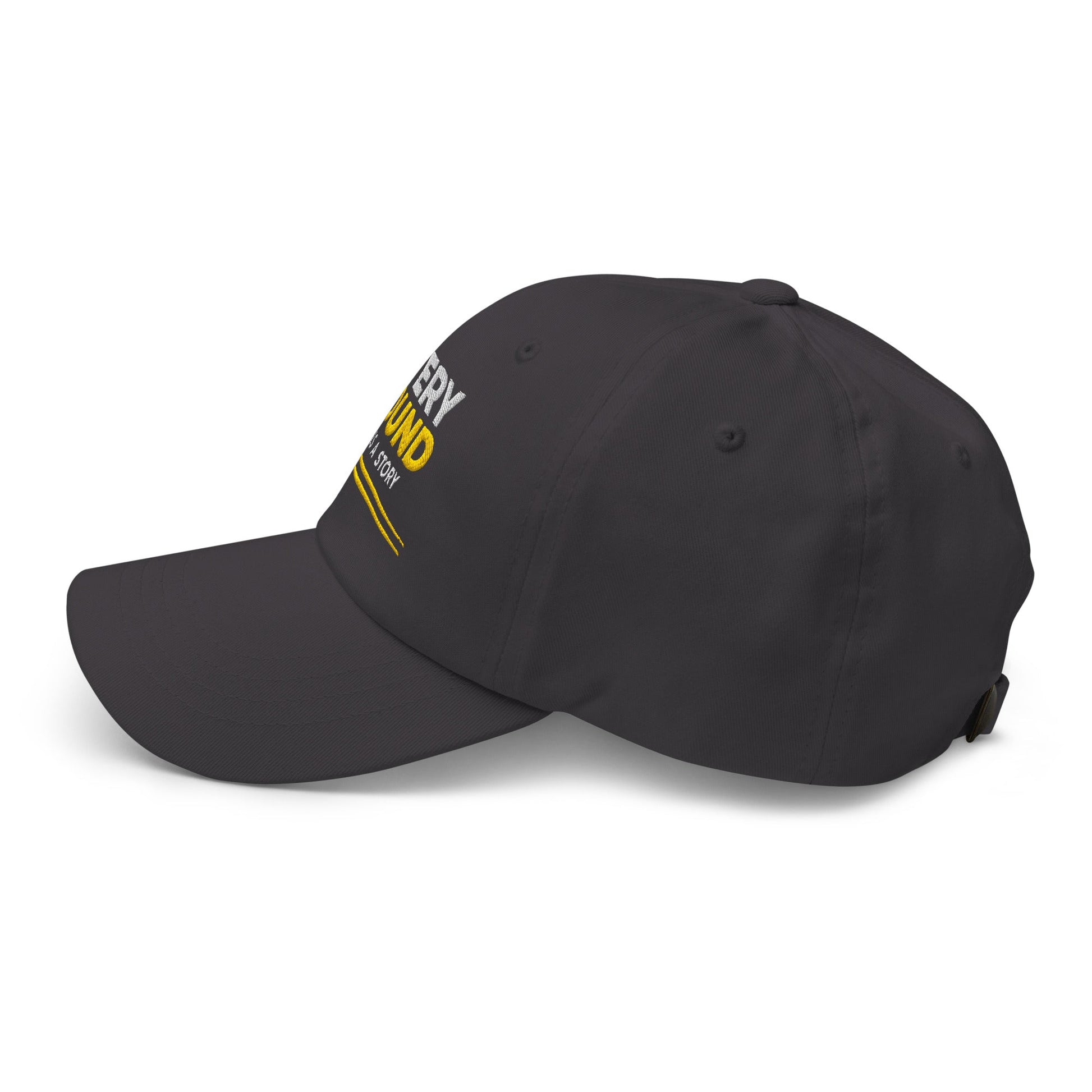 Every Round Tells A Story Embroidered Golf Cap - Funny Golf Tee by Swing Epic