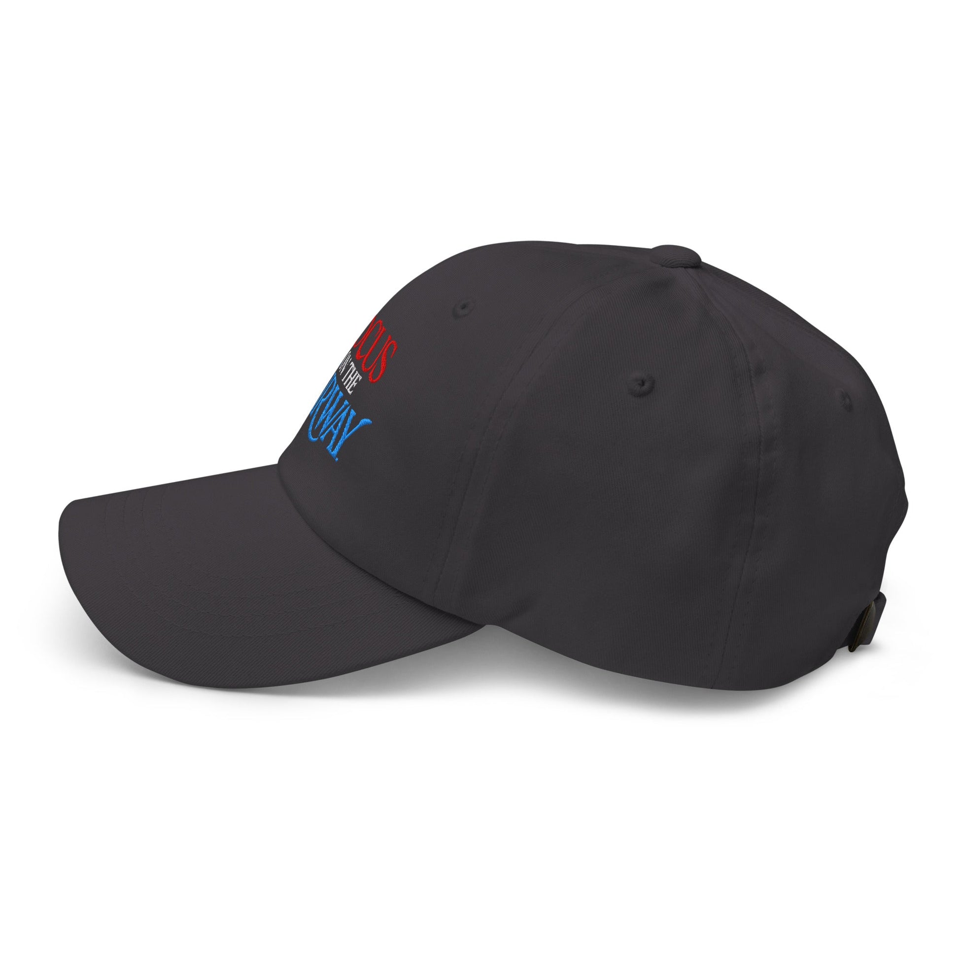 Focus on the Fairway Embroidered Golf Cap - Funny Golf Tee by Swing Epic
