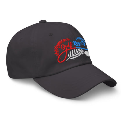 Golf Royalty Fun Design Embroidered Golf Cap - Funny Golf Tee by Swing Epic