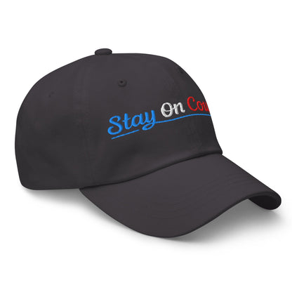 Stay On Course Embroidered Golf Cap - Funny Golf Tee by Swing Epic
